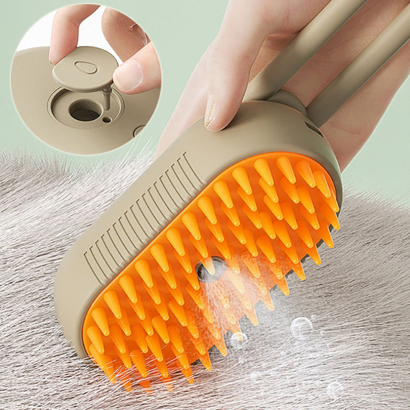 Cat & Dog Steam Brush 3-in-1