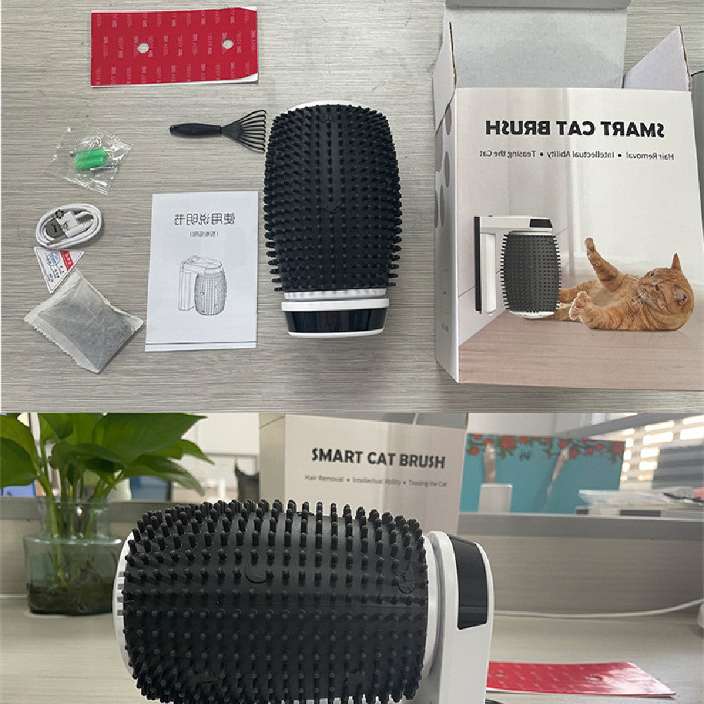 Automatic Cat Self Groomer Wall Corner Brush