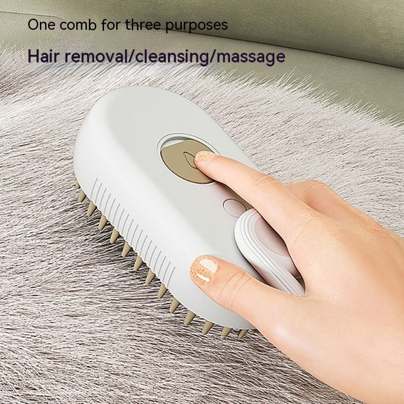 Cat & Dog Steam Brush 3-in-1