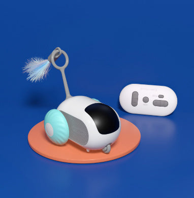 Smart Remote Control Cat Chase Car – USB Rechargeable, Self-Moving & Interactive Toy for Endless Feline Fun