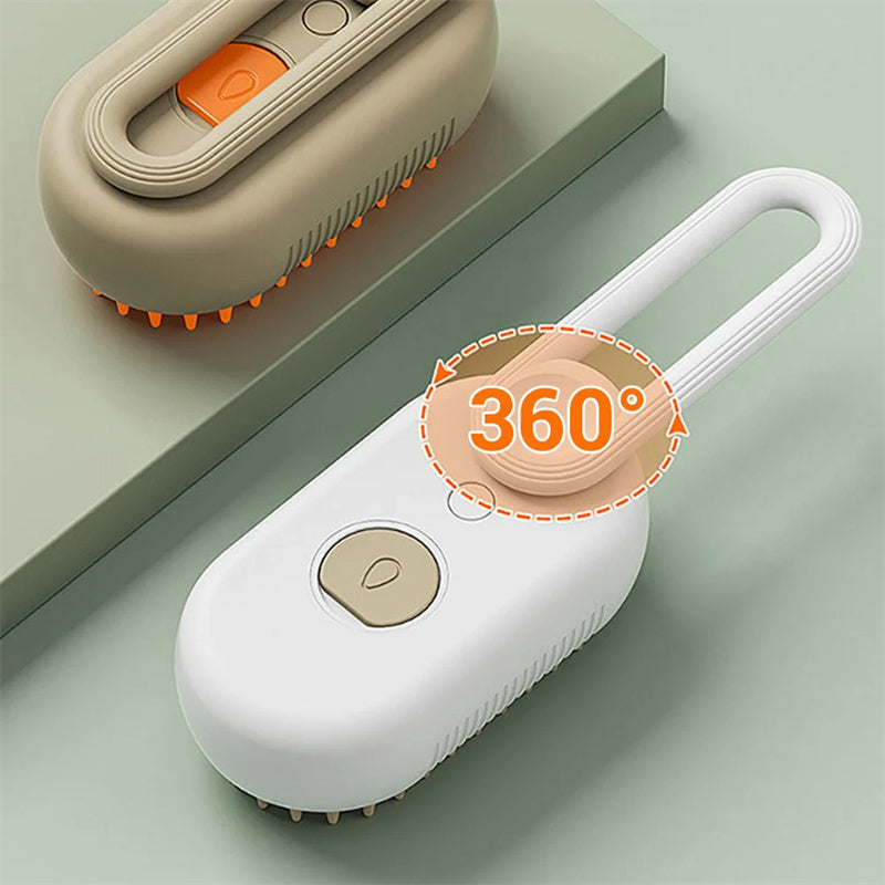 Cat & Dog Steam Brush 3-in-1