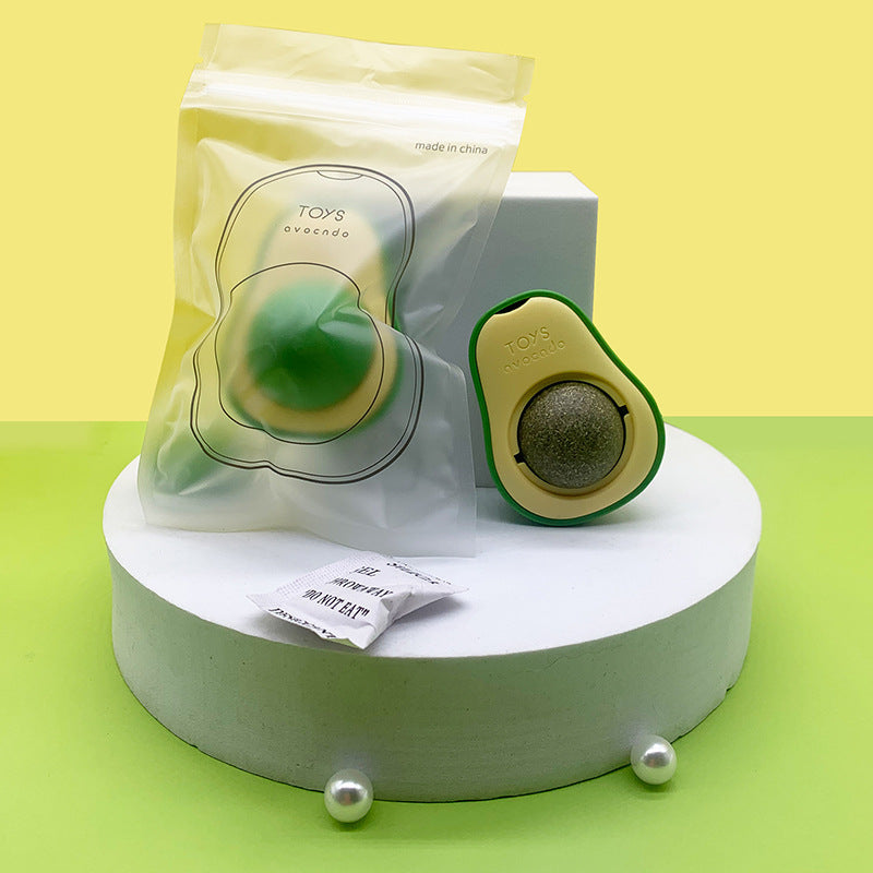 Avocado Peppermint Catnip Ball – A Whisker-Tingling Treat for Your Cat!