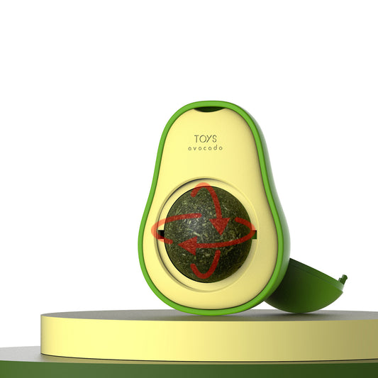 Avocado Peppermint Catnip Ball – A Whisker-Tingling Treat for Your Cat!
