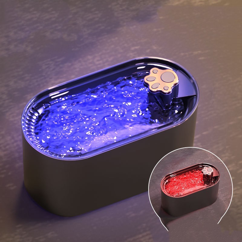 Automatic Pet Water Fountain – 3L Cat & Dog Dispenser with LED Light & Silent Pump