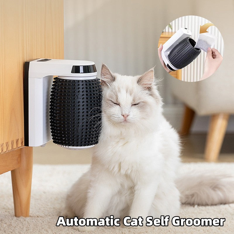 Automatic Cat Self Groomer Wall Corner Brush