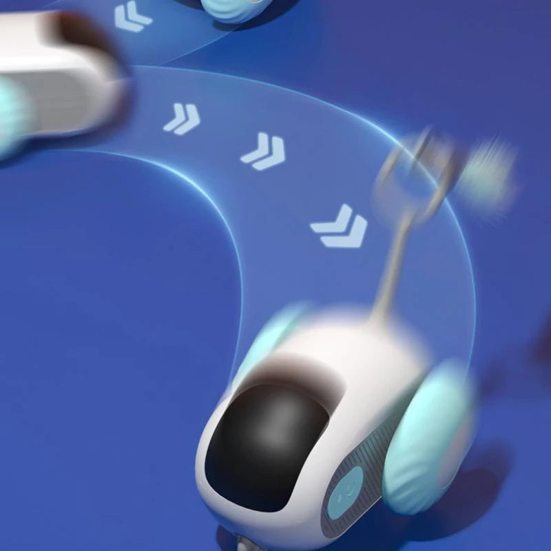 Smart Remote Control Cat Chase Car – USB Rechargeable, Self-Moving & Interactive Toy for Endless Feline Fun