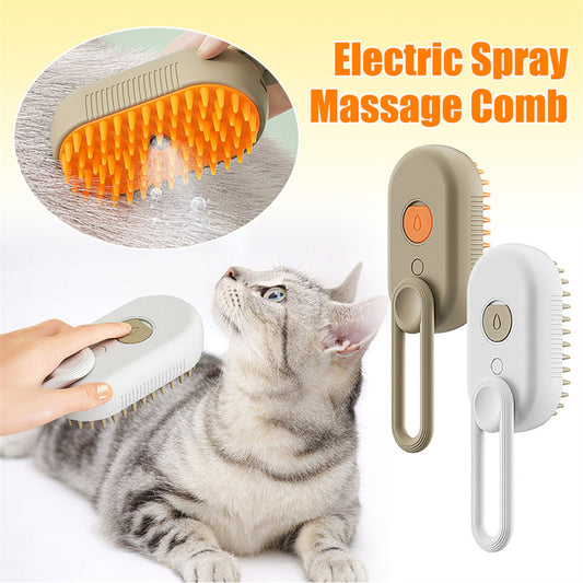 Cat & Dog Steam Brush 3-in-1
