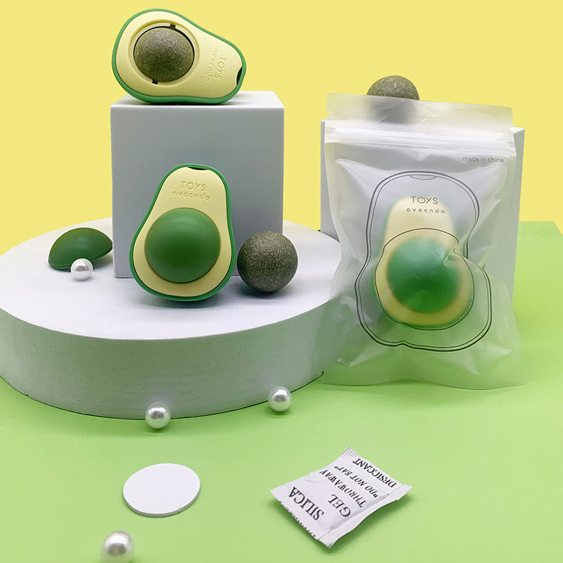 Avocado Peppermint Catnip Ball – A Whisker-Tingling Treat for Your Cat!