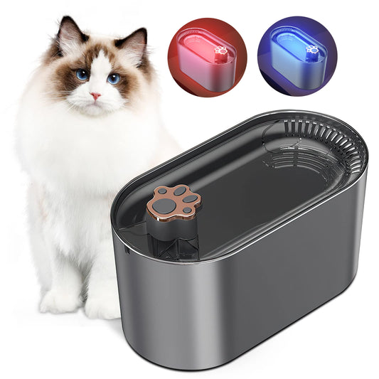Automatic Pet Water Fountain – 3L Cat & Dog Dispenser with LED Light & Silent Pump