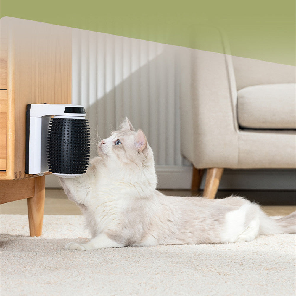 Automatic Cat Self Groomer Wall Corner Brush
