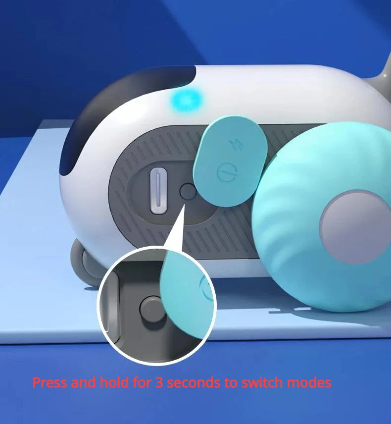 Smart Remote Control Cat Chase Car – USB Rechargeable, Self-Moving & Interactive Toy for Endless Feline Fun