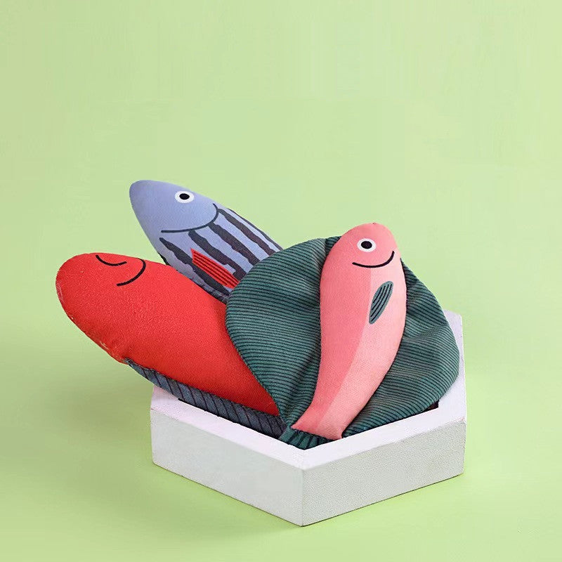 Fish Catnip Pet Pillow